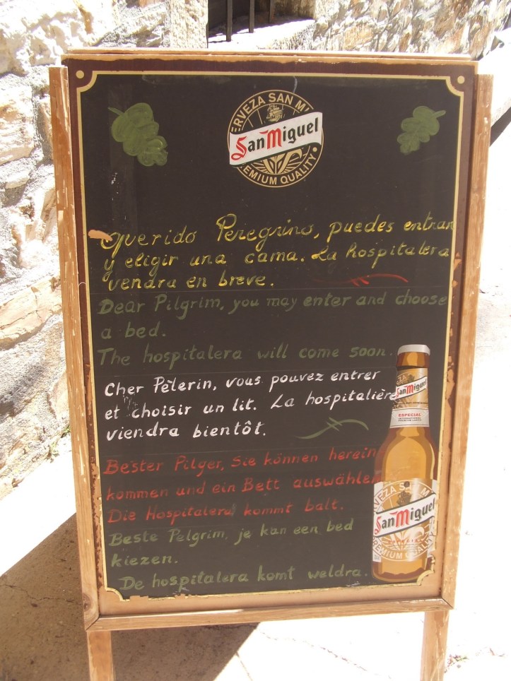 The Albrgue at Santiago de Camina