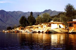 Impossibly-romantic houseboats on Dal Lake